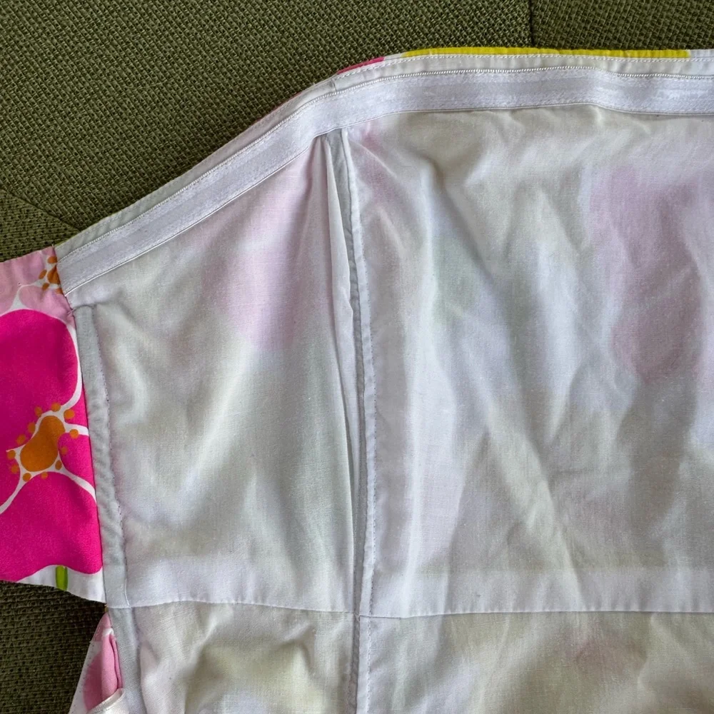Vintage Lilly Pulitzer Sabrina Sweet Sally Print Flowered Sundress Tie-Back ~ 8 - Picture 8 of 13
